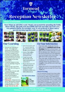 Reception Newsletter 19 November 2021